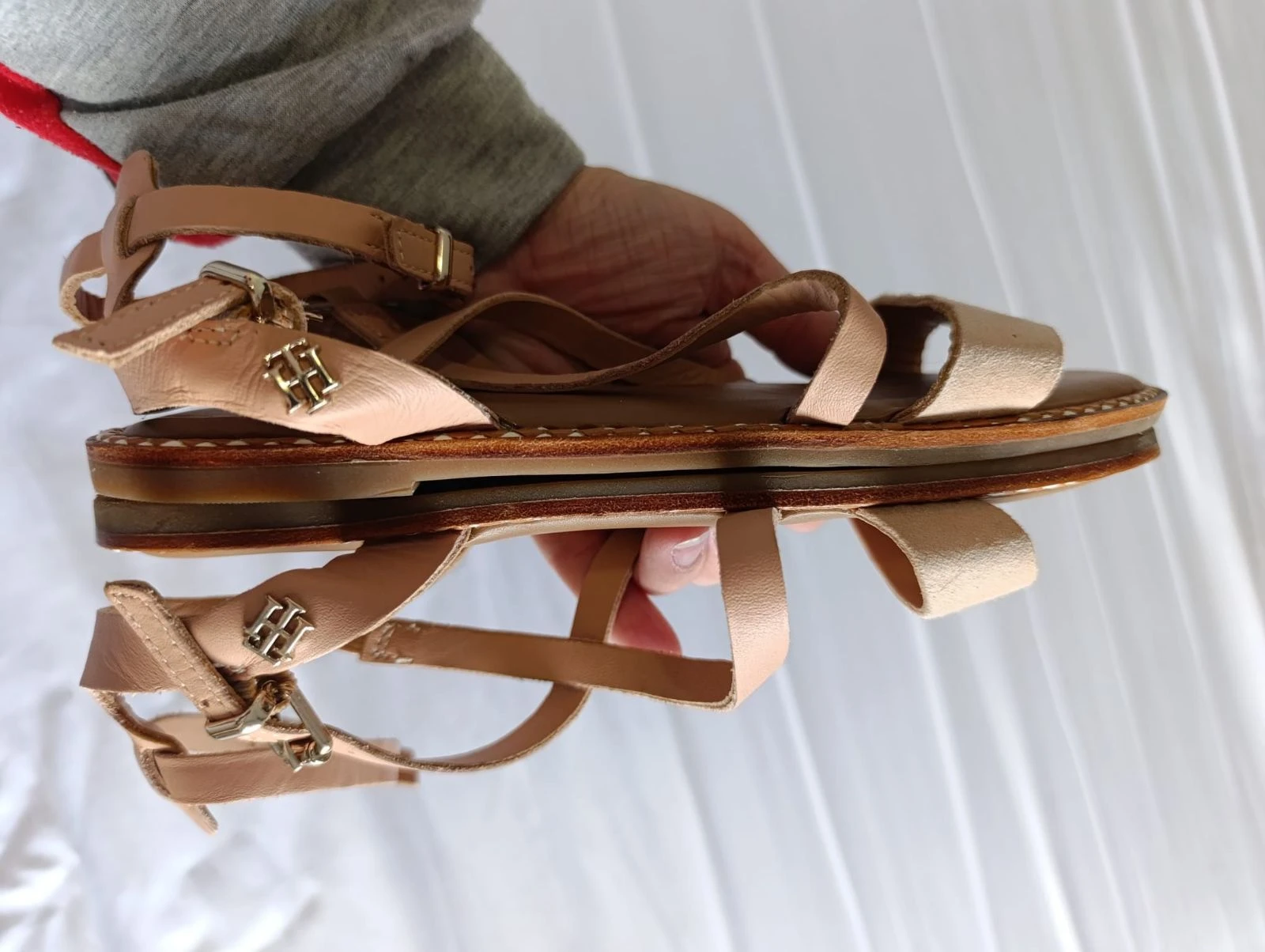 Tommy Hilfiger suede effect sandals women size 37 – photo 14